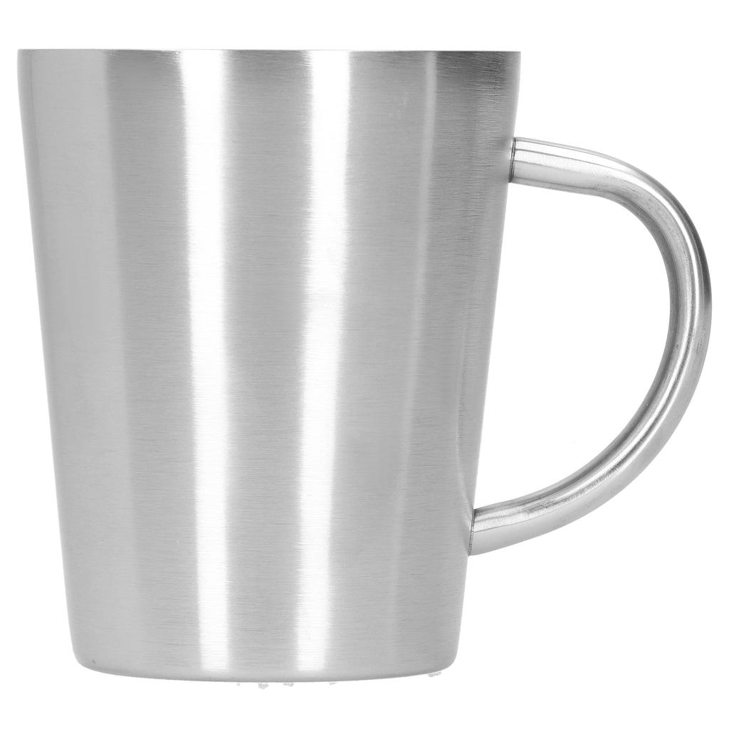 340ml 304 Stainless Steel Beer Mug Coffee Water Cup with Handgrip Double Wall DrinkwareStainless