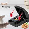 4 Pcs Mouse Trap Reusable High Sensitivity Mouse Snap Trap Effective Quick Mouse Catcher Easy To Use Mice Traps for Barn Warehouse Granary