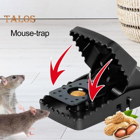 4 Pcs Mouse Trap Reusable High Sensitivity Mouse Snap Trap Effective Quick Mouse Catcher Easy To Use Mice Traps for Barn Warehouse Granary