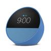 Echo Spot (2024) - Smart Alarm Clock with Alexa, Vibrant Sound | Ocean Blue