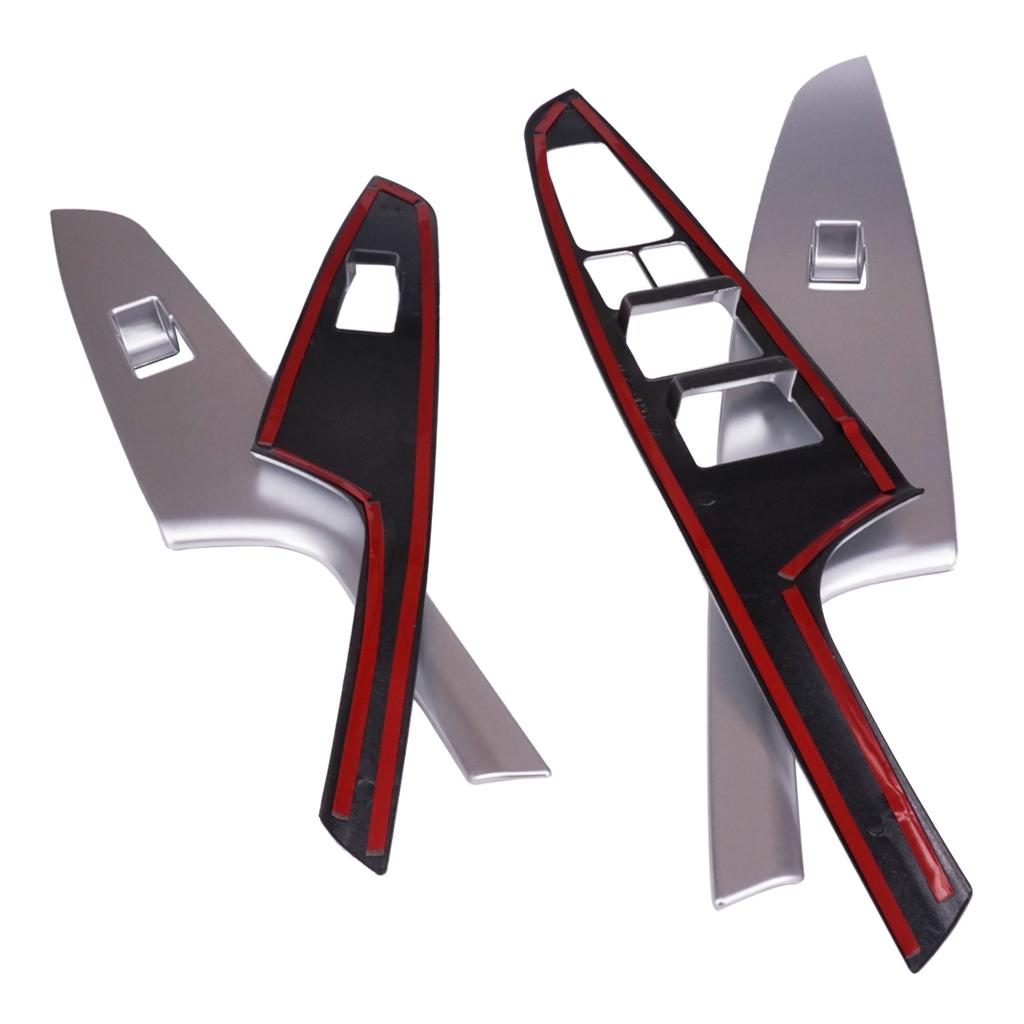 4 шт. ABS хром салона автомобиля двери окна переключатель панели подъемные кнопки крышка накладка подходит для Hyundai Tucson 2015 2016