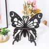 Butterfly Corner Shelf Wooden Crystal Display Shelf Wall Mounted Corner Organizer for Corner Bedroom Bathroom Kitchen Shelf