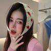French Pastoral Style Triangle Headband Knitted Headband Towel Fashion Cute Strap Hair Bag  Girls