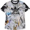 adidas Женская футболка Originals с цветочным принтом, круглым вырезом и коротким рукавом, Топы CY7370