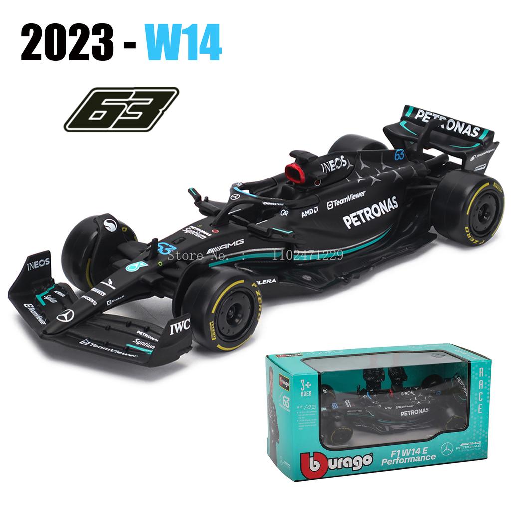 Ббураго 1:43 НОВЫЙ 2023 Команда Alpine F1 A523 №10 Пьер Гасли №31 Эстебан Окон Формула-1 Сплав Супер Игрушка Литая модель автомобиля