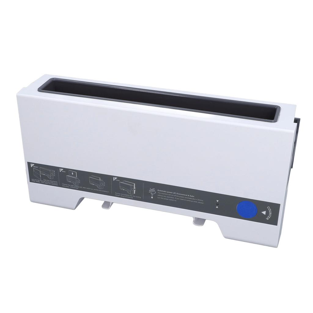 Термопереплетная машина с быстрым нагревом, многофункциональная переплетная машина для школ и офисов, белая