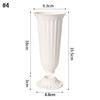 Nordic White Flower Vase Simple Flower Pot Storage Bottle Imitation Creative Flower Pot Home Wedding Decoration Ornament