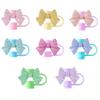 Bow Straw Cap Covers Toppers Silicone Straw Covers Cap Accessories For Stanley Cups 30&40 Oz Tumbler Dust Proof Plugs Protector