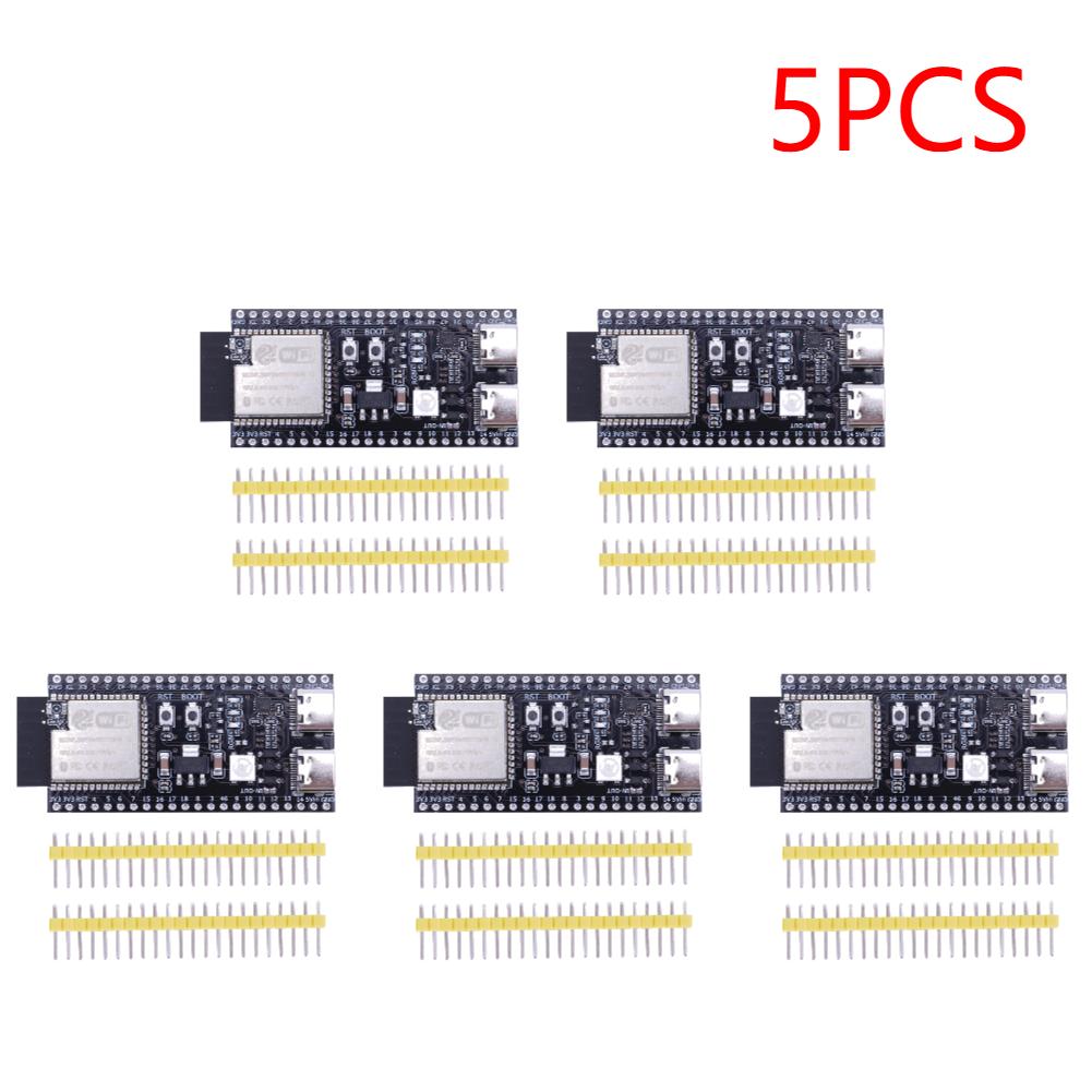 Двухпортовая Type-C плата разработки ESP32-S3 2,4 ГГц Wi-Fi модуль для Arduino ESP IDF ESP32-S3-WROOM-1 N8R2 N16R8 44 контакта 8 МБ PSRAM ESP32 S3