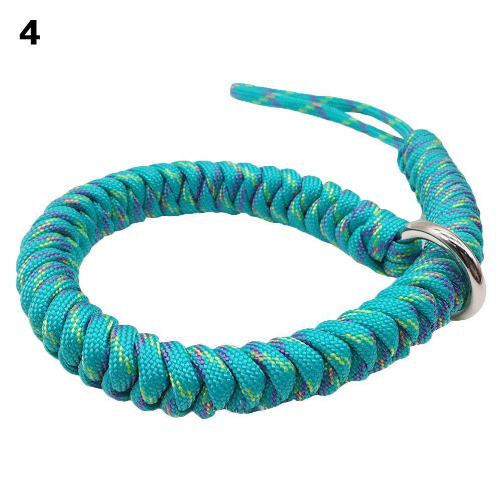 Anti-lost Braided Bracelet Wrist Strap Survival Paracord Outdoor Climbing Rope Camera Wrist Strap