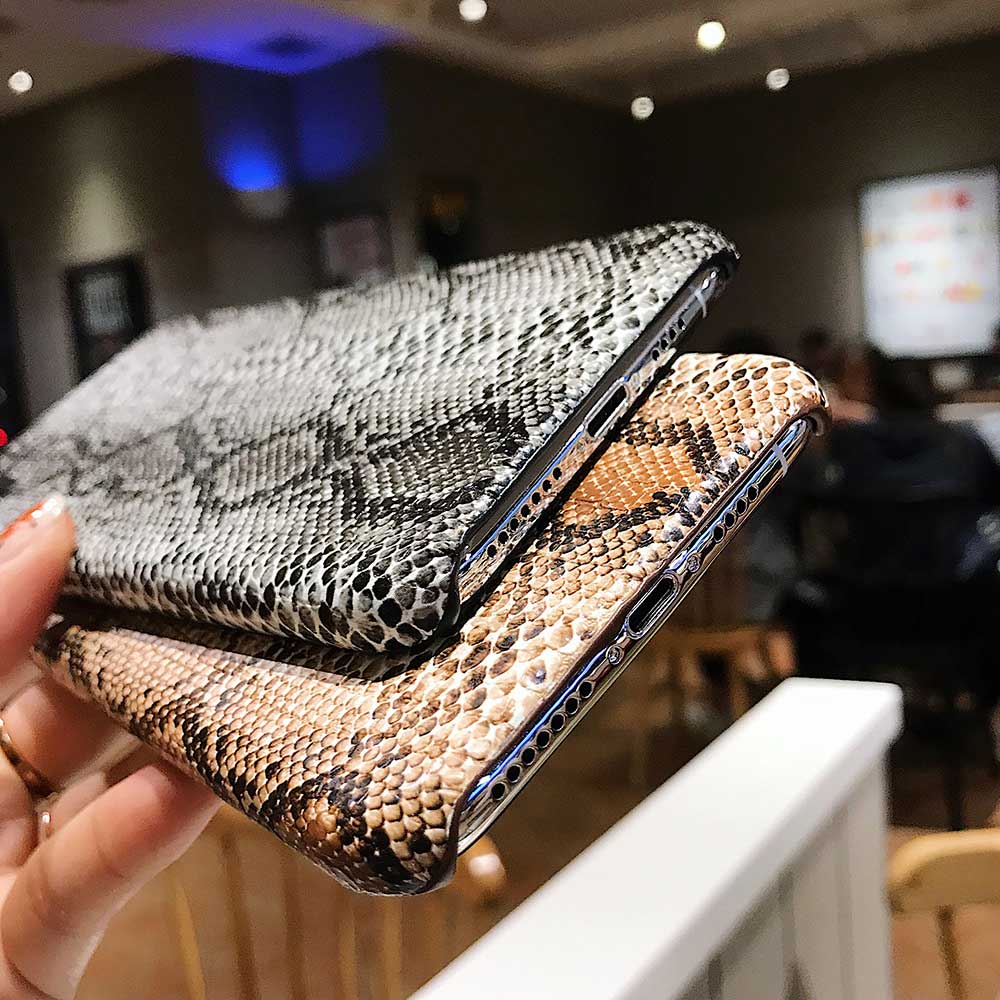 Чехлы для iPhone 12 Mini 11 Pro Xs MAX XR X 8 plus SE, чехол для телефона с текстурой змеиной кожи Python для iphone 8 7 6 6S Plus, роскошный чехол