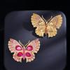 Модные легкие роскошные хрустальные броши-бабочки для женской одежды, пальто, ювелирные аксессуары, подарки