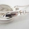 [Б/у] TIFFANY/Tiffany 925 1837 Переплетенные круги ожерелье/подвеска/g420-79