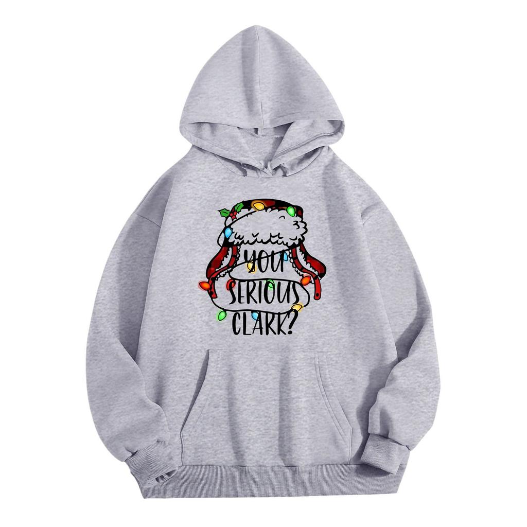 Женская однотонная толстовка с капюшоном и длинным рукавом с принтом