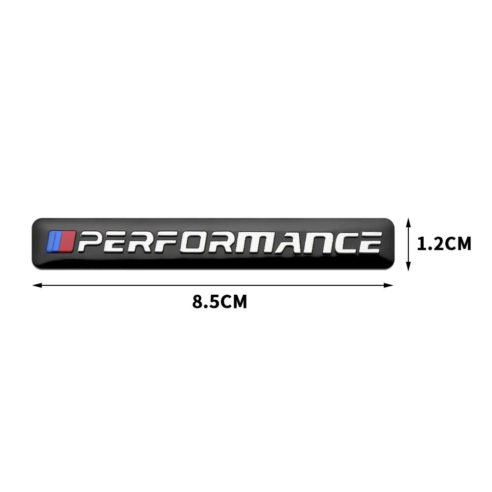 1PCS M Performance Badge Car Sticker Body Trunk Emblem Decoration Auto Refit Decals for Bmw E46 E90 E60 F10 F30 E39 E36 F20 E82 XMZSA1