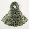 Spring and Summer New Light and Breathable Polyester Scarf Floral Printing Cotton and Linen Feel Travel Shawl