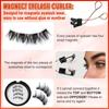 Natural Look Magnetic Eyelashes No Glue False Eyelashes Magnetic Lashes  for Eyelash Extension