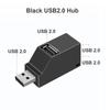 USB 3.0 концентратор адаптер удлинитель мини разветвитель коробка 1 до 3 портов высокоскоростной USB 2.0 для ПК ноутбук U диск кард-ридер