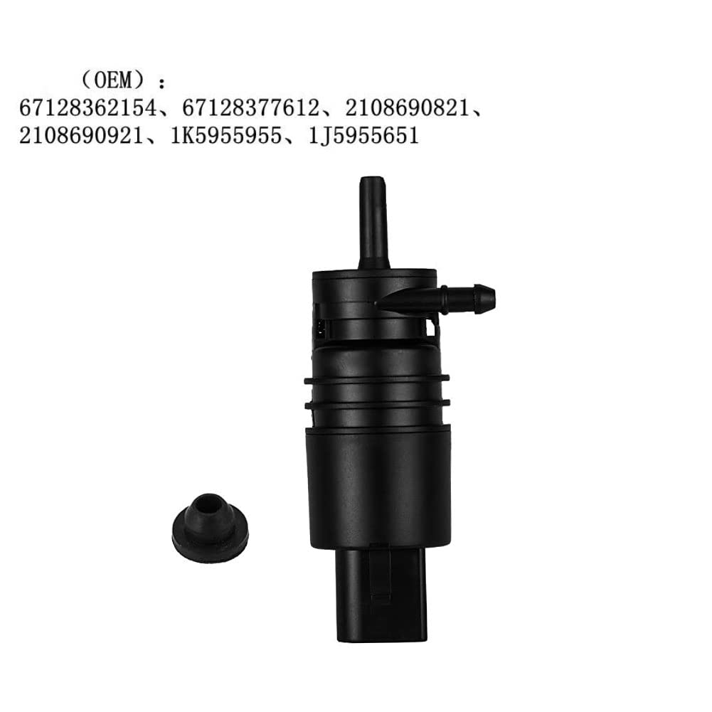 Насос омывателя лобового стекла автомобиля, мотор струи воды стеклоочистителя с резиновой шайбой 67128362154, модифицированные аксессуары
