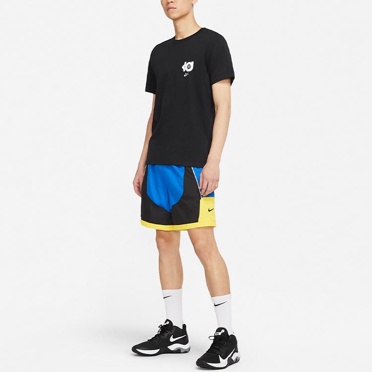 Nike Мужские тканые баскетбольные шорты Throwback, темно-синий CV1863-403