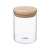 Glass and Wood Storage Jars with Airtight Lid Atmosphera - Airtight Jar 0.6 Liter