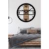 Decorative Wooden Wall Clock, Large Silent Mechanism Wall Clock, New Home And Office Gift, 60cm