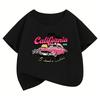 Vintage Car TShirt Printed T Shirt Girls Summer funny Short Sleeve Tops TShirts Cute Boys Kids Clothing