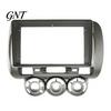 ABS Plastic Dash Adapter 9 Inch Car Radio Fascia Frame Kit for Honda Jazz Fit 2006 RHD Custom Housing Manual AC, Navigation Panel Frame, Stereo