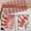 Floristic Gel Nail Stickers 14Strips Gel Nail Polish Strips Nail Art Stickers DIY Nail Art Making