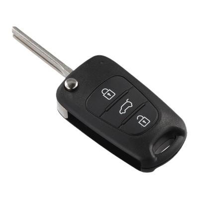 3 кнопки откидной дистанционный ключ автомобиля чехол для Hyundai i10 i20 i30 ix20 ix30 для Kia Ceed Picanto Sportage Amanti Sorento автомобильный брелок чехол