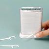 Automatic Floss Holder Travel Portable Floss Organizer Disposable Plastic Floss Stick Polyethylene Fiber Flosser Oral Care