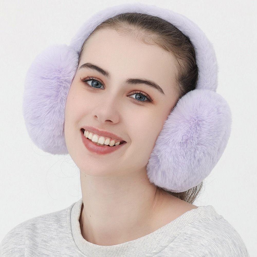 Зимние теплые складные уши, защита от холода, наушники из искусственного меха, мягкие плюшевые наушники, подарки