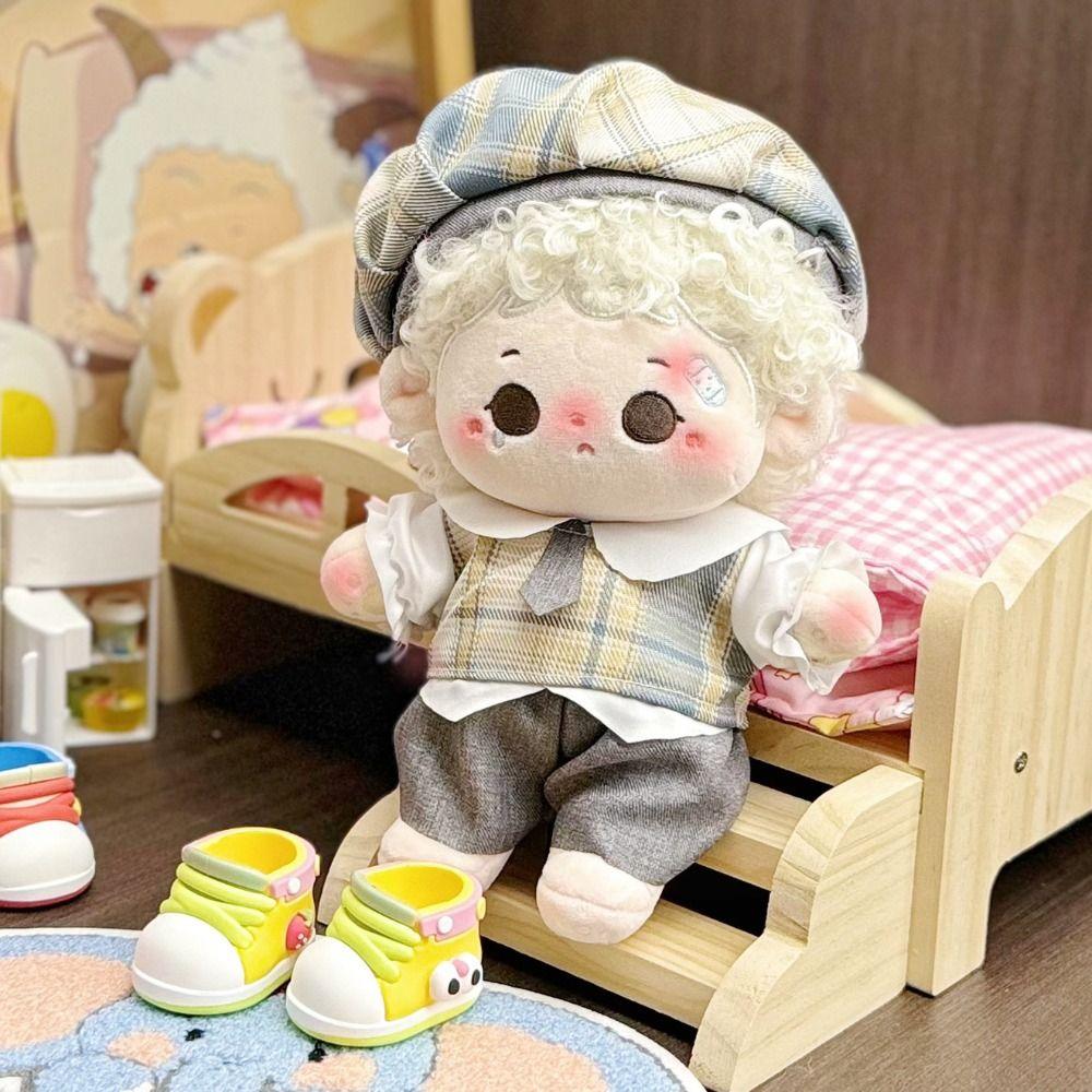 Милая 20-сантиметровая хлопковая одежда для куклы, стильный наряд для куклы, модные аксессуары для куклы