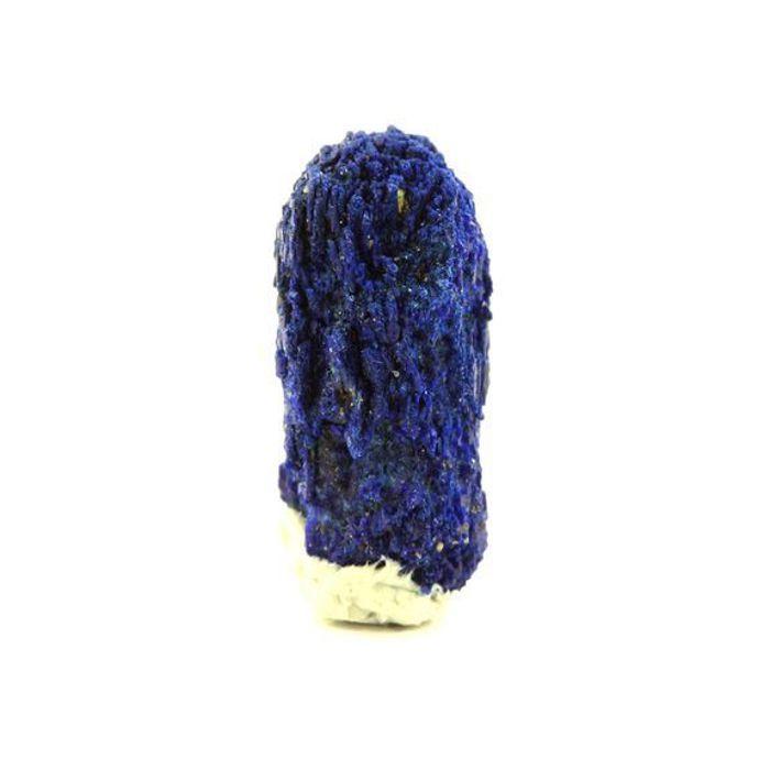Pierres et Minéraux. Chessylite (Azurite). 16.5 ct. Chessy-les-Mines, France.