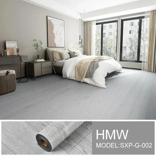 3D Обои для пола с текстурой дерева Самоклеящаяся водонепроницаемая наклейка на стену Гостиная Кухня туалет метопа Домашний декор Наклейка на пол