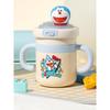 happy doraemon 350ml straw cup
