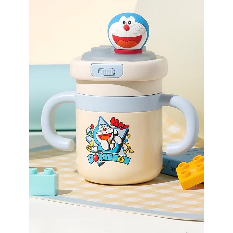 BEDDYBEAR Doraemon Термо-поильник с трубочкой