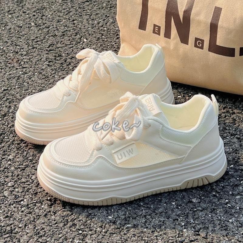 2024 Новая мода женская повседневная вулканизированная обувь Новая тенденция универсальная обувь на толстой подошве Женская дышащая теннисная обувь Zapatos