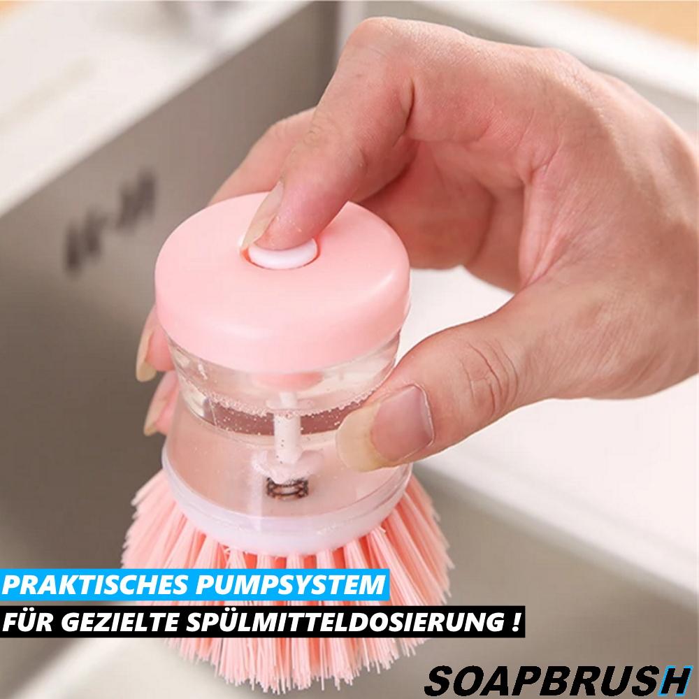 SOAPBRUSH Щетка для мытья посуды с дозатором моющего средства Щетка для мытья посуды Кастрюля [2шт]