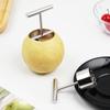 Коронка для яблок из нержавеющей стали, Сепаратор сердцевины для груш, Инструмент для удаления сердцевины овощей, Кухонный инструмент для удаления сердцевины фруктов из груш, яблок, овощей