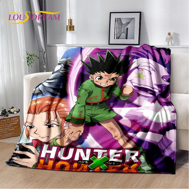 HxH Аниме Hunter×Hunter Мультфильм Мягкое Фланелевое Одеяло для Кроватей Спальни Дивана Пикника, Плед для Покрытия Наружного Отдыха Дневного Сна