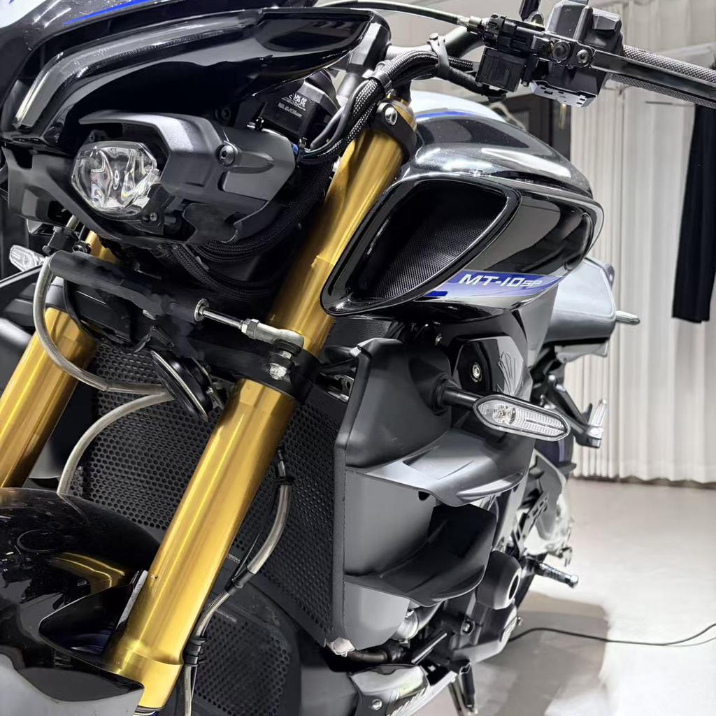 Для YAMAHA MT-10 / SP 2022-2026 Боковое крыло Боковой спойлер ПЕРЕДНИЕ СПОЙЛЕРЫ MT10 2022 2023 2024 Передний спойлер Нижний спойлер боковина