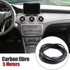 5M Carbon Fiber Car Interior Edge Gap Line ert Molding Trim Strip Accessories