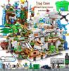 Compatible Lego Bricks: Minecraft Cave, War Village Puzzle for Boys, Birthday Gift