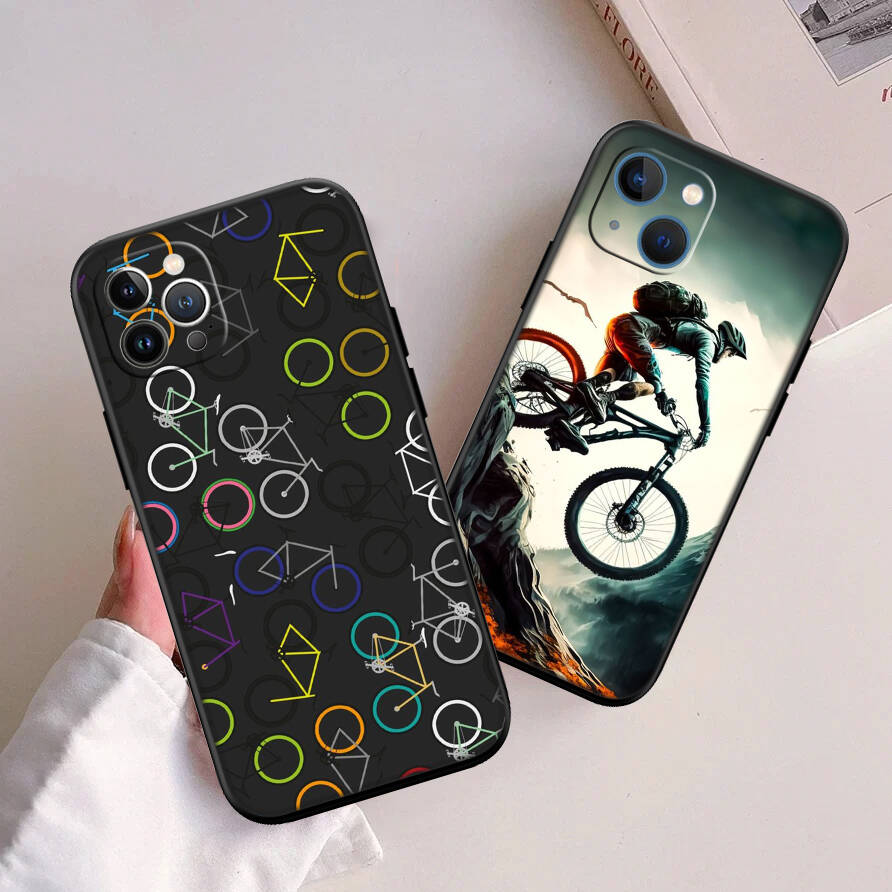 Cycling Bicycle New Phone Case for iPhone 6 6s 7 8 11 12 13 14 15 16 17 16E XS Pro Max XR X SE Air