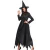 Women's Halloween Black Devil Costume Witch Costume Uniform Party Costume