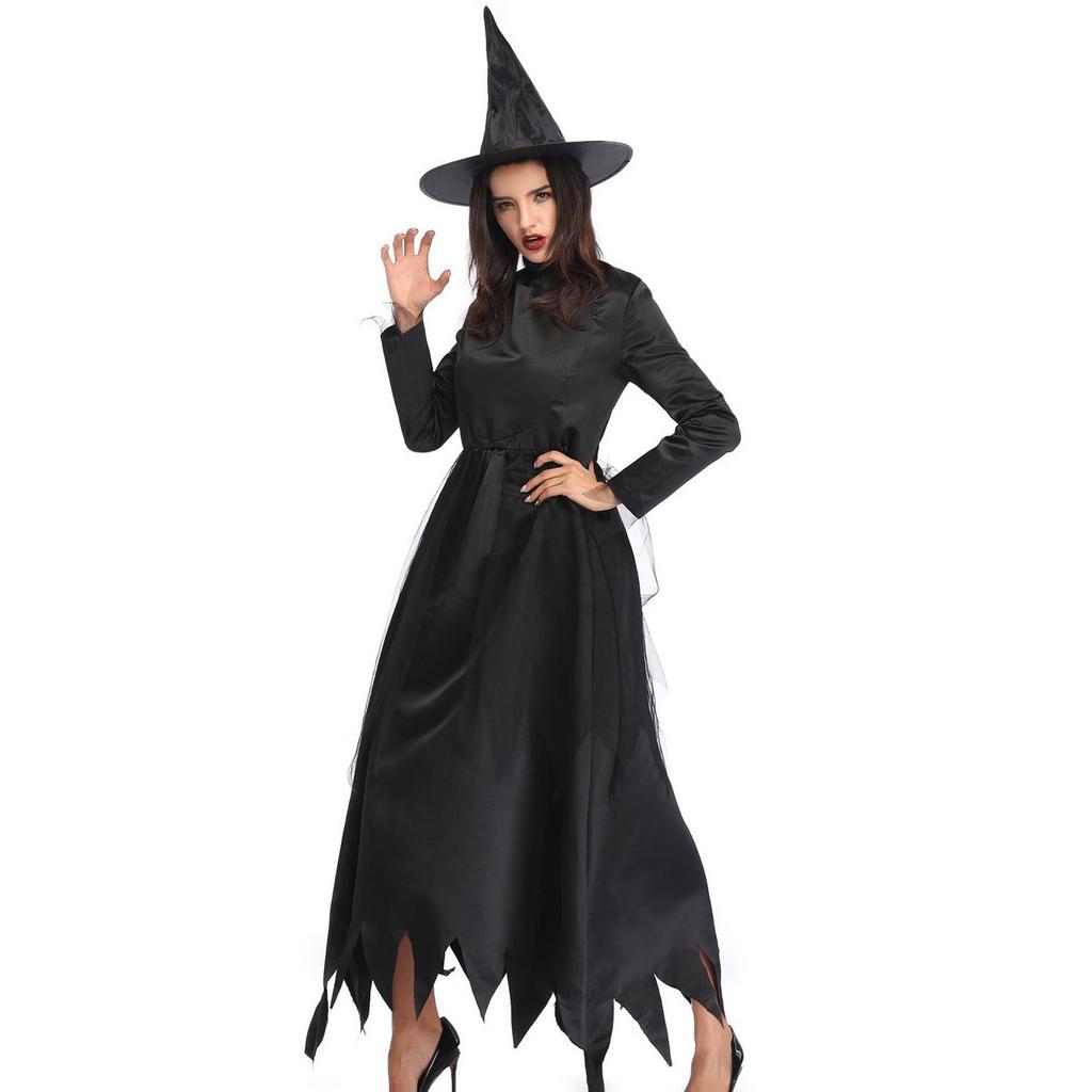 Women's Halloween Black Devil Costume Witch Costume Uniform Party Costume