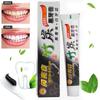 Activated Charcoal Teeth Whitening Toothpaste Natural Black Mint Flavor Herbal
