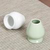 Ceramic Tea Ceremony Utensils, Green, Chasen Straightener, Straightener for Tea Whisk Storage, Drying, and Preservation, Matcha Set, Perfect for Begin
