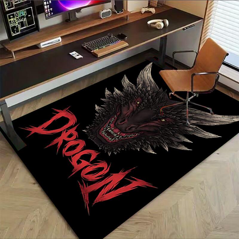 1pc Drogon Carpet, Office Rug Outdoor Mat Home Decor Area Carpet Festival